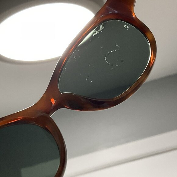 Vintage B&L Ray Ban Sleek Tortoise G15 Sunglasses W2755 Light Scratches main image 15